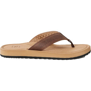 2024 Rip Curl Hombres Chancletas Chiba Con Puntera Abierta TCTG47 - Brown / Tan